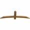 Ekena Millwork Bellingham Rough Sawn Timber Gable Bracket, Western Red Cedar, 60"W x 20"H x 2"D x 4"F, 8/12 Pitch GBW060X20X0204BEL00RWR - alternate 5